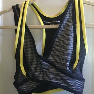 ALEXANDER WANG x H&M Reflective Sports Bra Top